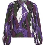 Lila Långärmade Långärmade blusar från Soaked in Luxury i Storlek XS för Damer 