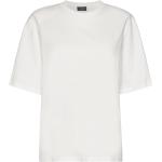Vita Kortärmade Oversize t-shirts från Soaked in Luxury i Storlek S 