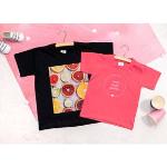 Rosa T-shirts med tryck för barn 