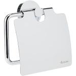 Smedbo "Home" toalettrullehållare med lock, polerad krom, 11,5 x 11,2 x 5 cm, silver