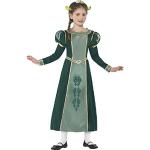 Smiffys 20491L barn Shrek Princess Fiona-kostym, k