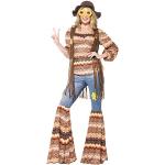 Smiffys 43856S – Harmony hippie kostym med topp Fl