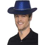 Smiffys unisex glitter cowboy hatt med snören, One