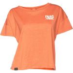 Ekologiska Orange Kortärmade Tränings t-shirts på rea i Storlek XS i Hampa för Damer 