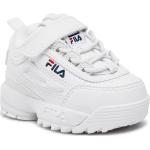 Vita Sneakers med kardborreknäppning från Fila på rea i storlek 25 med Kardborreknäppning för Flickor 