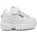 Vita Sneakers med kardborreknäppning från Fila på rea i storlek 19 med Kardborreknäppning för Flickor 