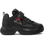 Svarta Sneakers med kardborreknäppning från Kappa på rea i storlek 29 med Kardborreknäppning för Pojkar 