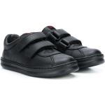 Svarta Sneakers med kardborreknäppning i storlek 32 med Kardborreknäppning med rundad tå i Gummi för Damer 