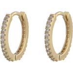 Snö of Sweden - Örhängen Hanni Small Ring Earring Gold - Guld - ONE SIZE