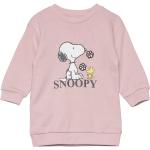 Snoopy Sweatshirt Dress Tops Sweat-shirts & Hoodies Sweat-shirts Pink Mango