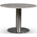 Gråa Runda matbord från Skånska Möbelhuset Soho med diameter 105cm i Marmor 