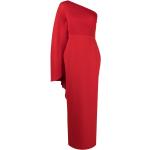 Röda Draperade klänningar Asymmetriska från Solace London på rea i Storlek M med Asymmetrisk ringning för Damer 