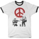 Soldiers Painting CND Sign Ringer Tee, T-Shirt