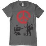 Soldiers Painting CND Sign T-Shirt, T-Shirt