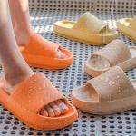 Sommar Vita Slip in-sandaler Andningsbara för Damer 