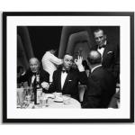 Svarta Frank Sinatra Fototavlor 