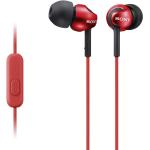 Röda In ear hörlurar från Sony 