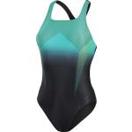 speedo Digital Placement Medalist Swimsuit Women svart/turkos DE 34 | UK 30 2022 Badkläder
