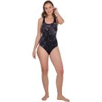 Speedo Placement Powerback Swimsuit Svart UK 30 Kvinna