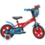 Röda Spiderman Cyklar med stödhjul 