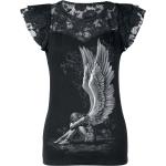 Spiral - Gothic T-shirt - Enslaved Angel - M XL - för Dam - svart