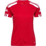 Röda Kortärmade Kortärmade T-shirts från adidas Performance i Storlek XS i Jerseytyg för Damer 