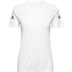 Vita Kortärmade Kortärmade T-shirts från adidas Performance i Storlek XL i Jerseytyg för Damer 