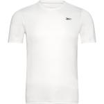 Vita Kortärmade Tränings t-shirts från Reebok i Storlek XS 