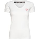 Vita Kortärmade Kortärmade T-shirts från Guess Guess Jeans i Storlek XS 