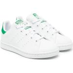 Vita Låga sneakers från adidas Stan Smith med Snörning med rundad tå i Läder för Flickor 