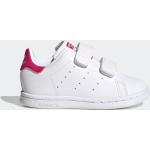 Vita Klassiska sneakers från adidas Stan Smith i storlek 23 med Kardborreknäppning i Syntet för Barn 