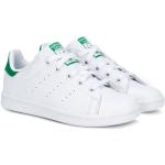 Vita Klassiska sneakers från adidas Stan Smith med Snörning med rundad tå i Läder för Damer 
