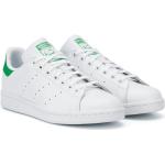 Vita Skinnsneakers från adidas Stan Smith med Snörning med rundad tå i Läder för Flickor 