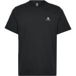 Svarta Kortärmade Tränings t-shirts från Converse i Storlek XS 