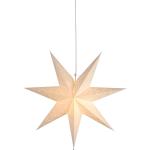 Vita Julstjärnor hängande från Star Trading Sensy i Papper - 16 cm 