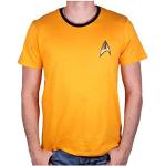 Gula Star Trek T-shirts i Storlek L för Herrar 