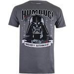 Gråa Star Wars R2D2 T-shirts med tryck i Storlek S för Herrar 