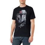 Svarta Star Wars Yoda T-shirts med tryck i Storlek M i Bomull för Herrar 