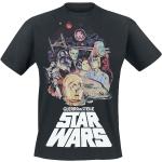 Svarta Star Wars T-shirts stora storlekar i Storlek S i Bomull för Herrar 