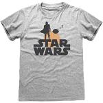Western Gråa Star Wars The Mandalorian T-shirts med tryck i Storlek 3 XL för Damer 