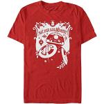 Star Wars Unisex Bb Merry Organic kortärmad T-shirt, röd, XXL