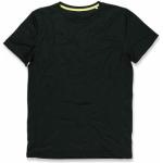 Sportiga Svarta T-shirts stora storlekar från Stedman i Mesh för Herrar 