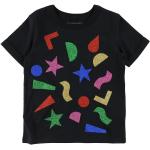 Svarta T-shirts med tryck för Flickor med glitter i Storlek 152 från Stella McCartney från Kids-World.se på rea 