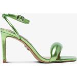 Limegröna Sandaletter med glitter från Steve Madden på rea i storlek 37 med Stilettklack med Klackhöjd 7cm till 9cm för Damer 