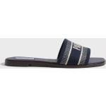 Mörkblåa Slip in-sandaler från Steve Madden i storlek 36 med Klackhöjd till 3cm för Damer 