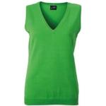 Gröna V-ringade tröjor för Damer 