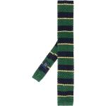 Randiga Blåa Stickade slipsar från Ralph Lauren Lauren i Onesize för Herrar 
