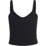 Svarta T-shirts stora storlekar från Include på rea i Storlek XL med V-ringning i Kashmir för Damer 