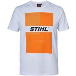 Stihl herr t-shirt t-shirt 'Weiss' Weiß Small