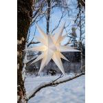 Vita Julstjärnor från Star Trading Batteridrivna i Plast 